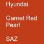 Preview: Hyundai, Garnet Red Pearl, SAZ.